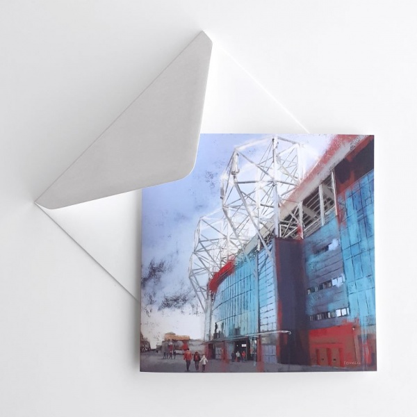 Old Trafford, Manchester United, Greetings Card